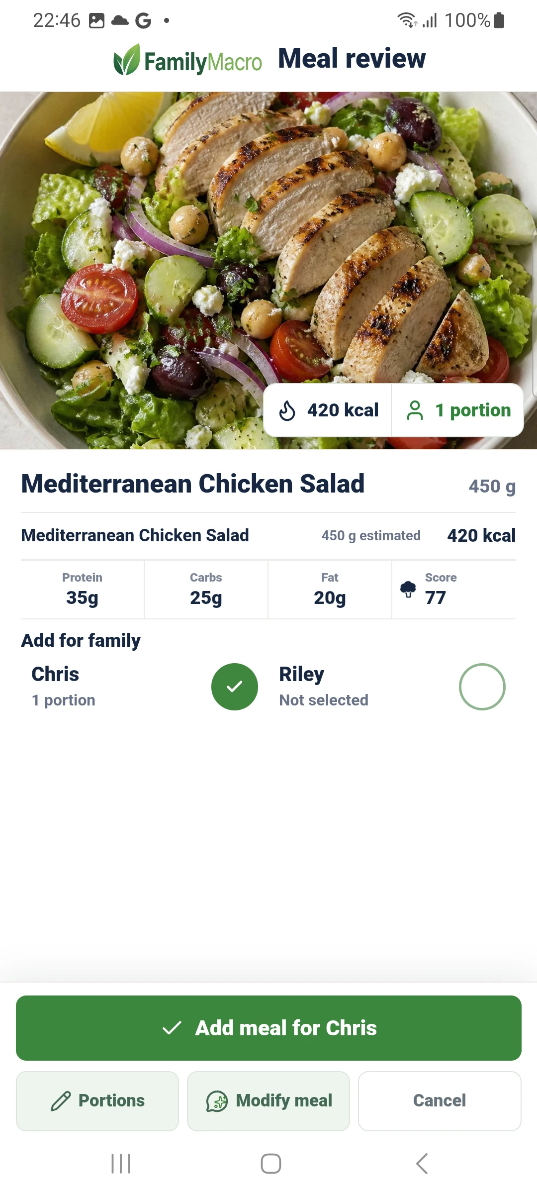 FamilyMacro — app preview